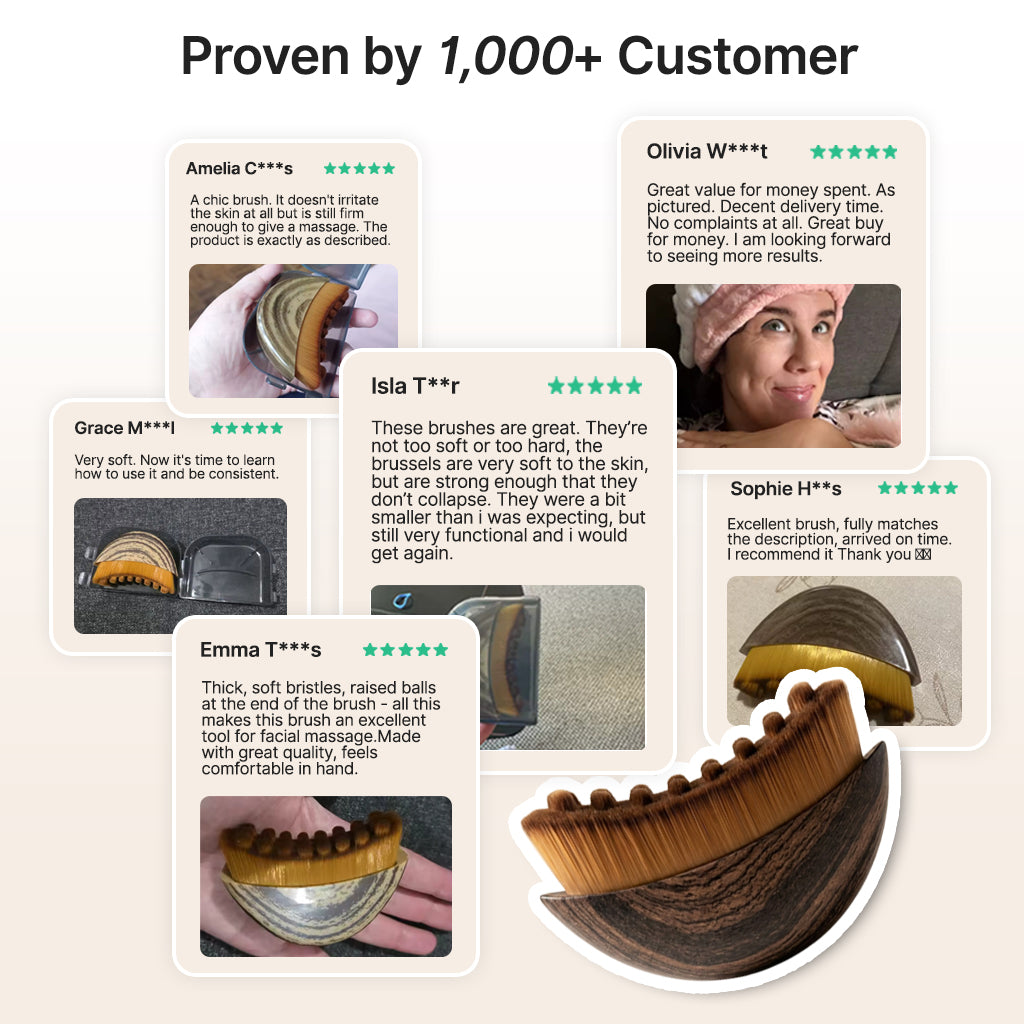 ContourFlow™ Duo Lymphatic Brush Set + Daily Ritual Guide