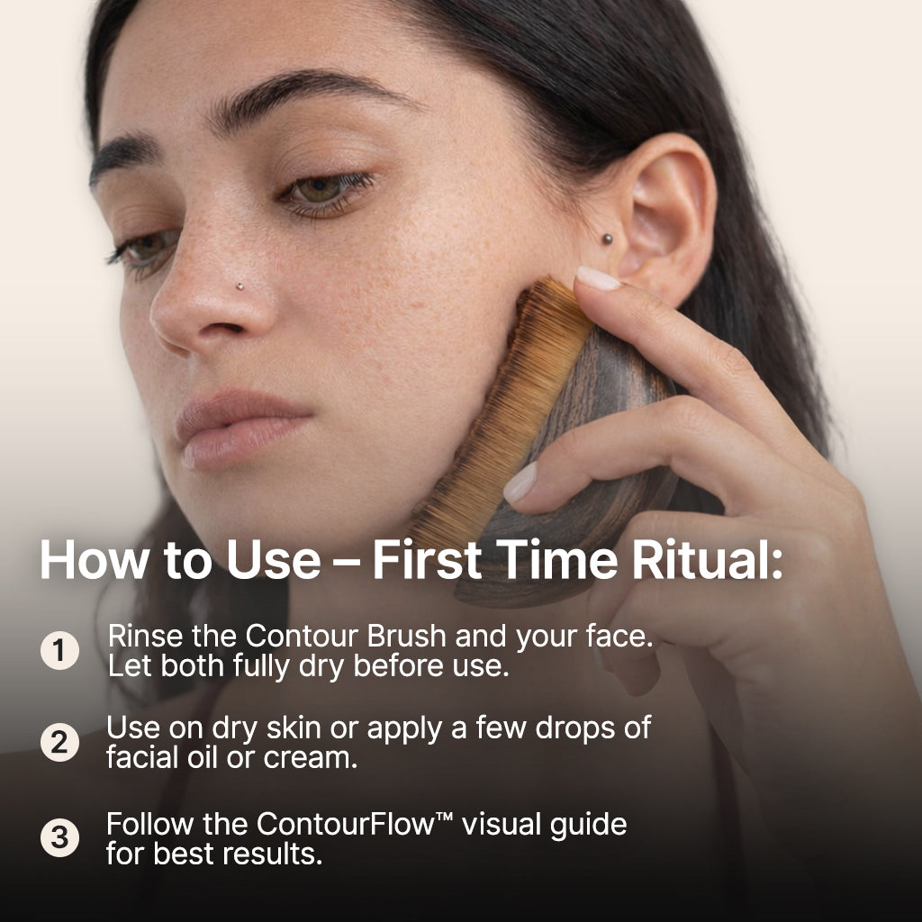 ContourFlow™ Duo Lymphatic Brush Set + Daily Ritual Guide